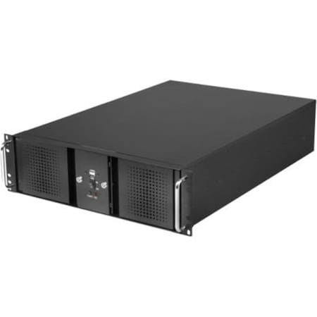 Athena Power 3U Rackmount Black Steel Chassis RM-DD3U36E708